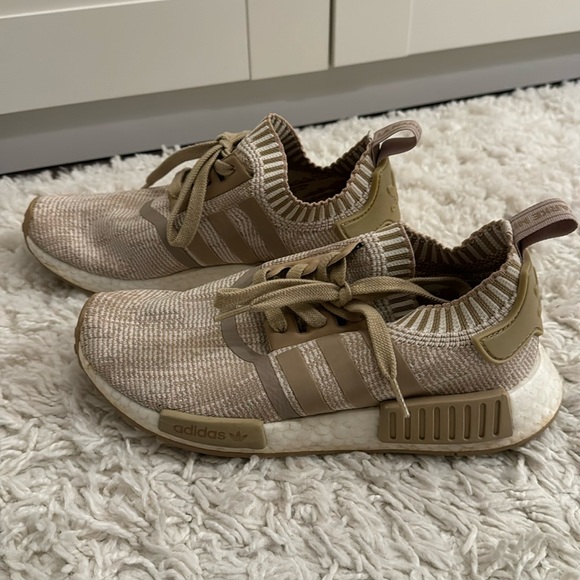 Beige Adidas Sneakers - Picture 1 of 4